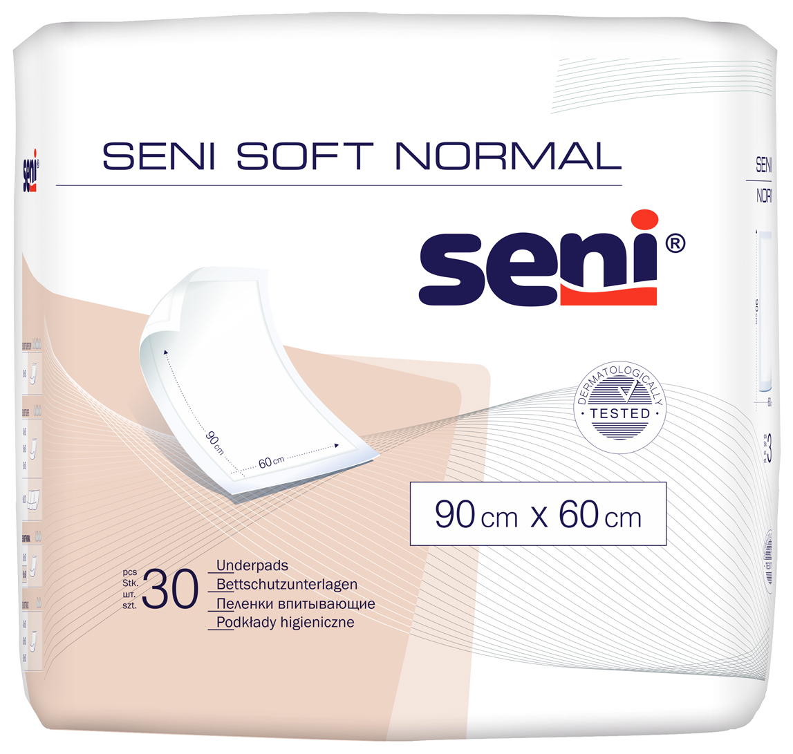 Пелюшки гігієнічні SENI SOFT Normal 90х60 см. (30 шт.)